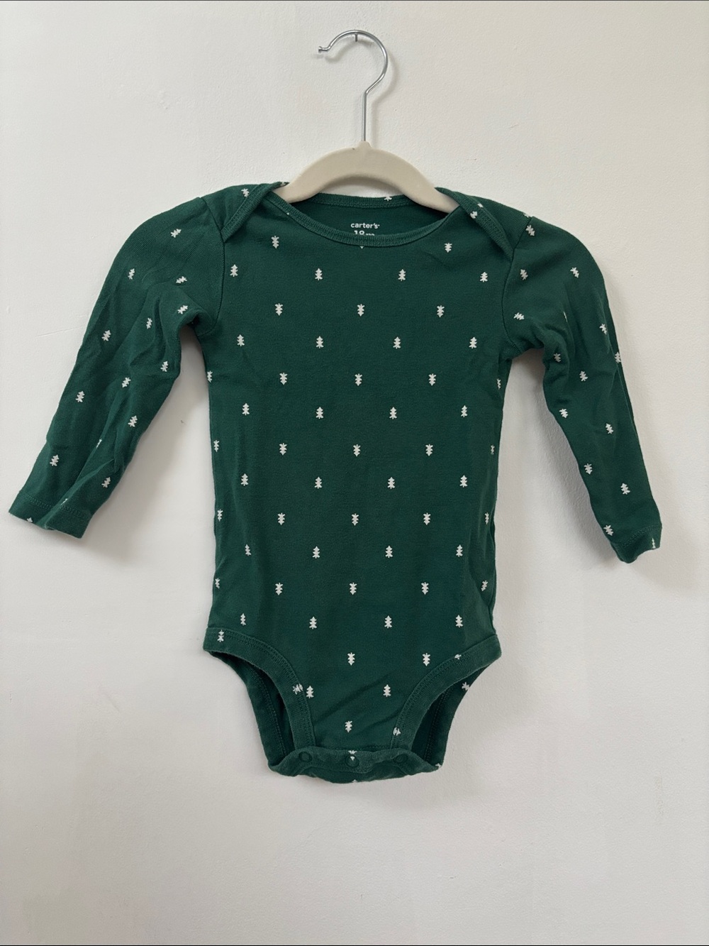 Carter’s Christmas Tree Bodysuit 18M